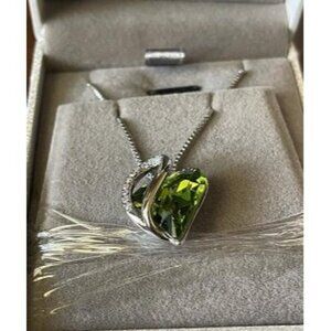 New Necklaces for Women, Infinity Love Heart Pendant with Birthstone Crystal